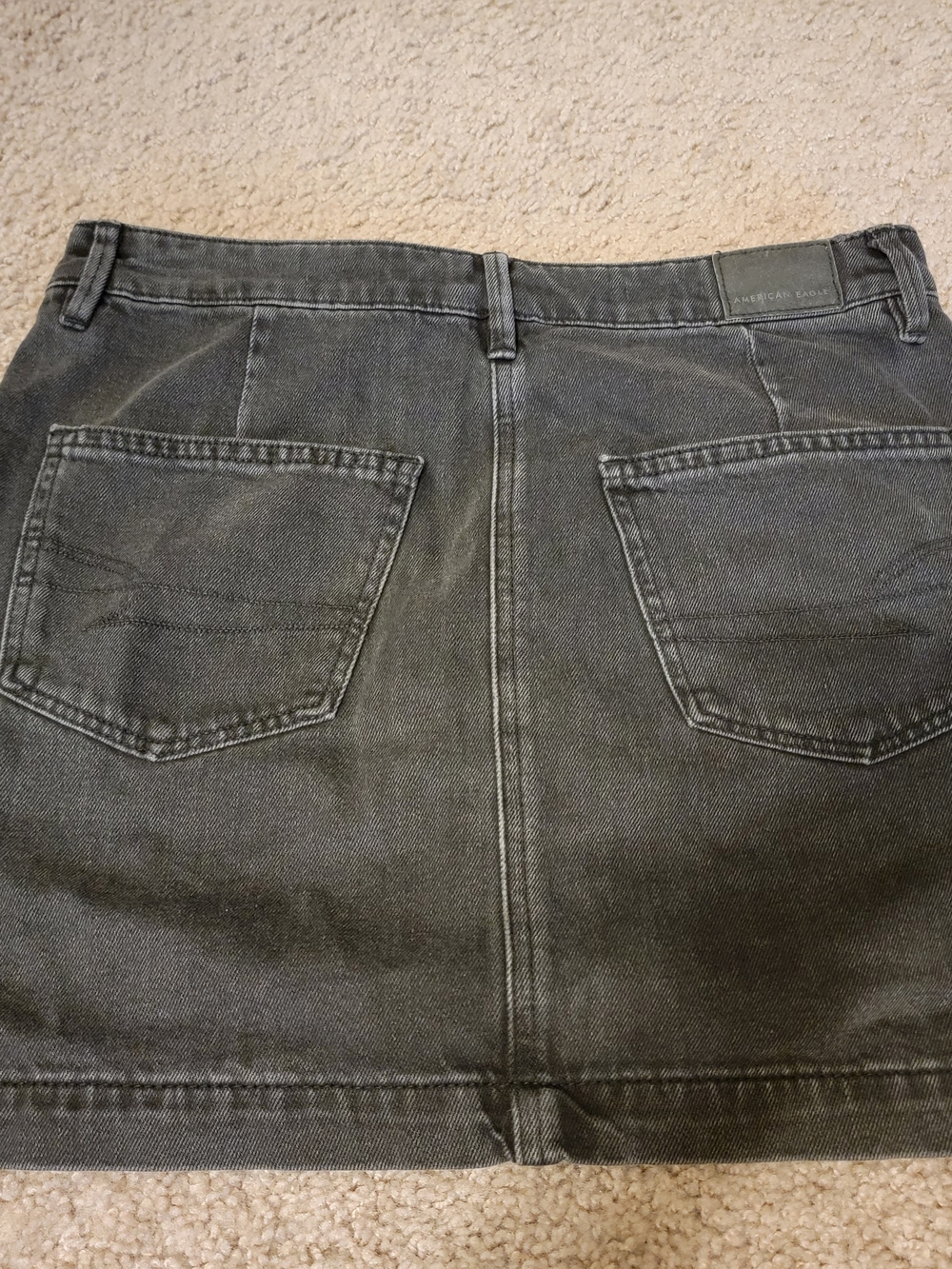 American Eagle Outfitters Women’s Washed Black Skirt